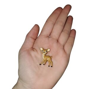 Miniature Pvc Bambi Figurine